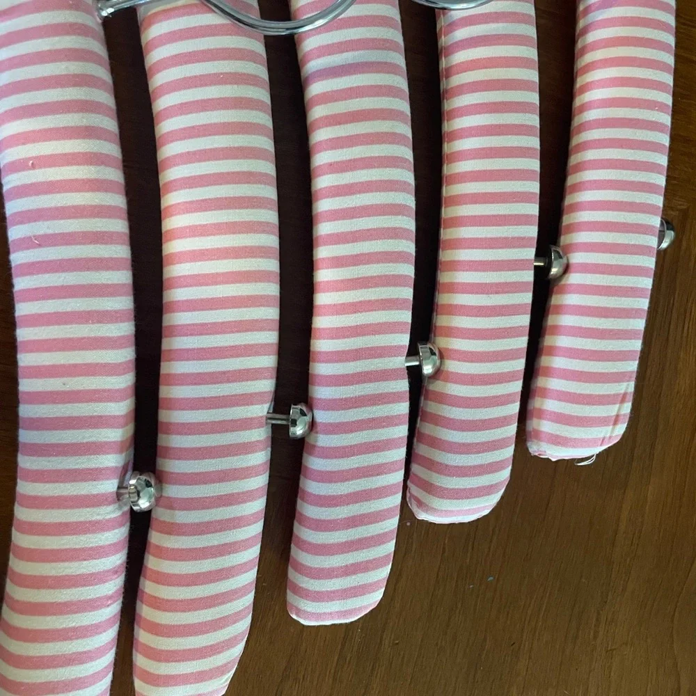 PINK Victoria's Secret Striped Padded Hangers